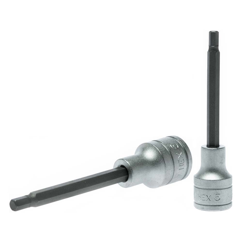 Teng 1/2In Dr. Bit Socket Hex 17Mm X 100Mm (L)