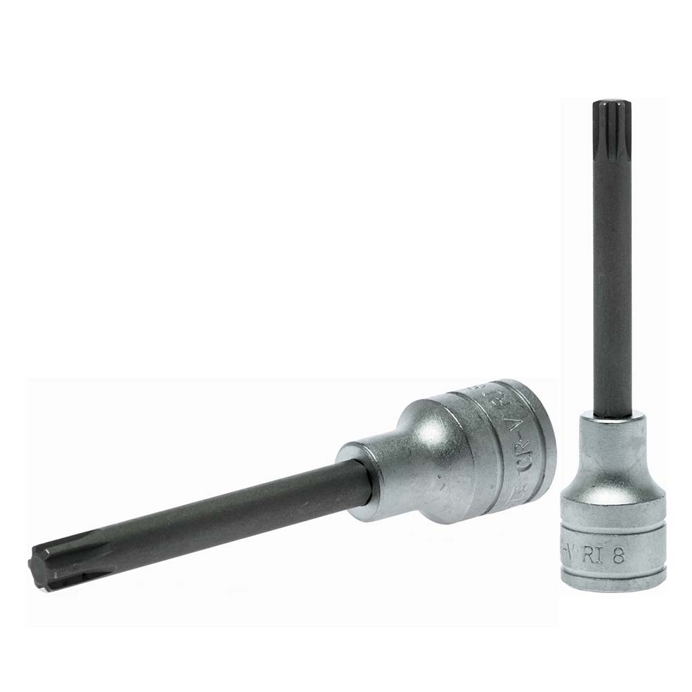 Teng 1/2In Dr. Ril Bit Socket 100Mm (L) - #08