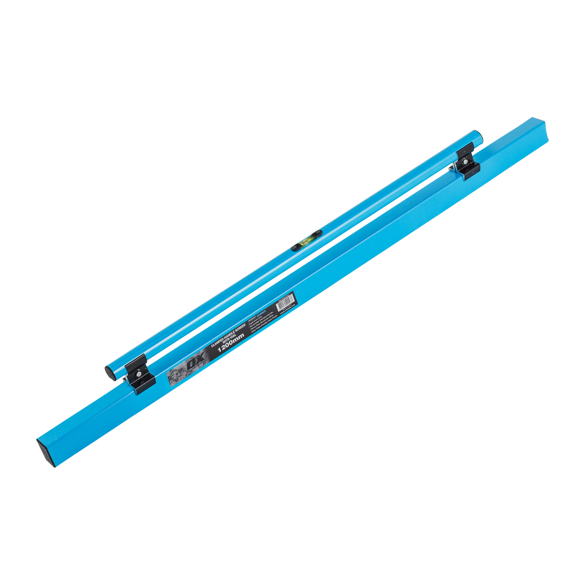 Pro Clamped Handle Concrete Screed - With Vial | 120" / 3000mm
