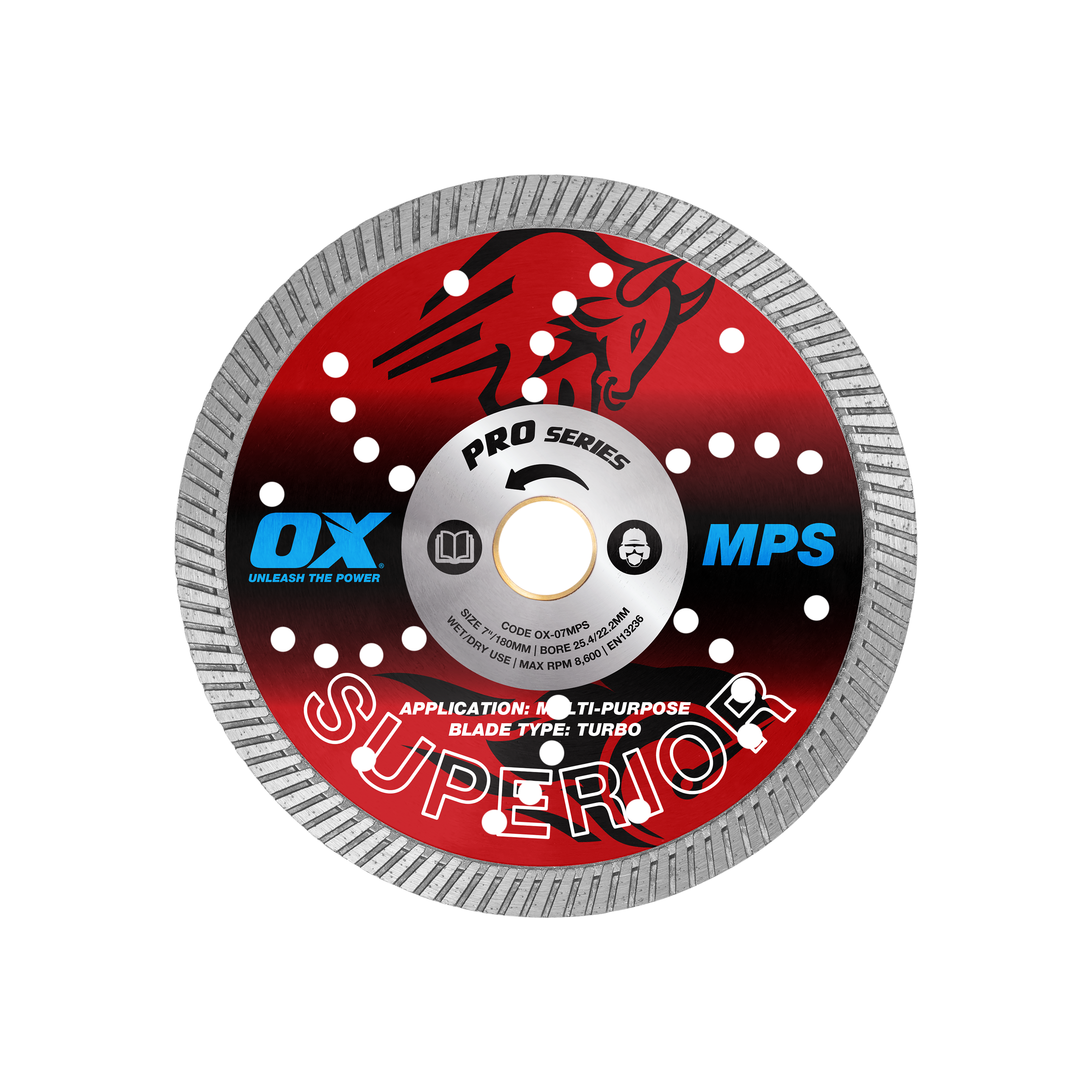 OX Pro MPS 7" Turbo Diamond Blade