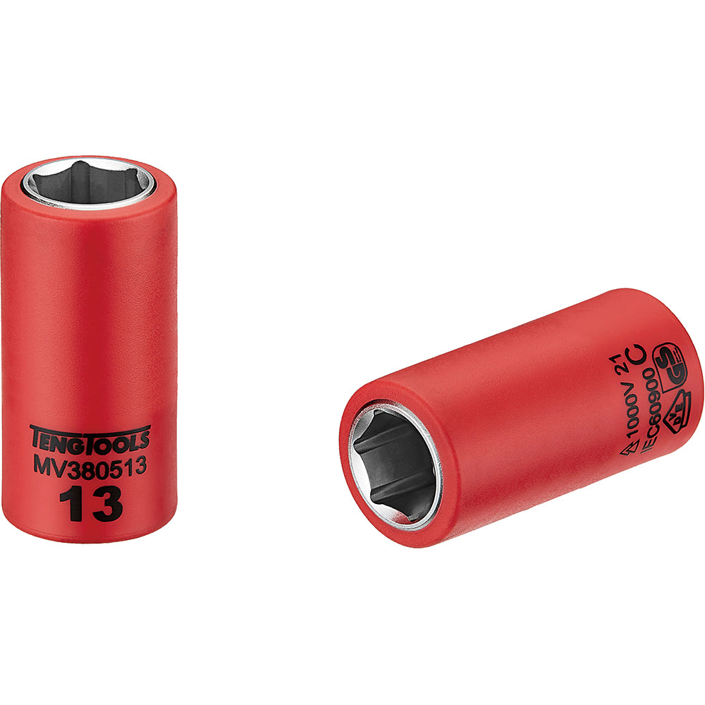 Teng 1000V Vde 3/8In Dr. Insulated Socket 13Mm