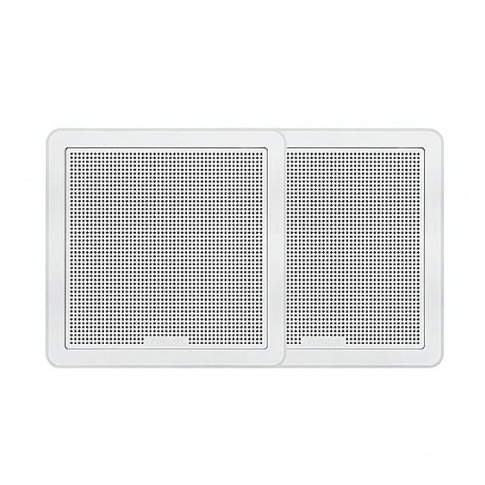 Fusion Fm Series 7.7" 200W Flush Mount Marine Square White Speakers
