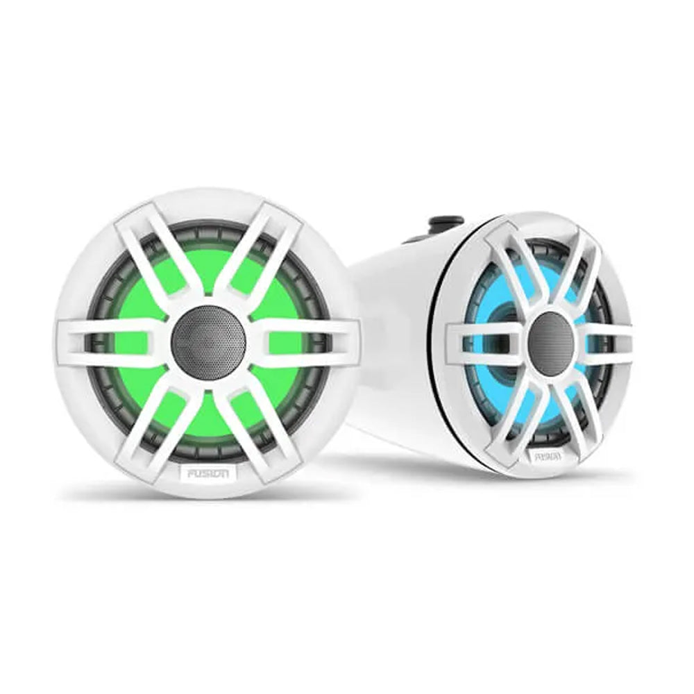 Fusion 6.5" 200W Xs Series Sports Marine Wake Tower Speakers White Xs-Flt652Spw