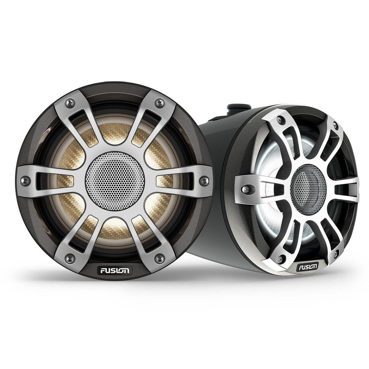 Fusion 6.5" Series 3I Wake Tower Crgbw Speakers Sg-Flt653Spb - Black