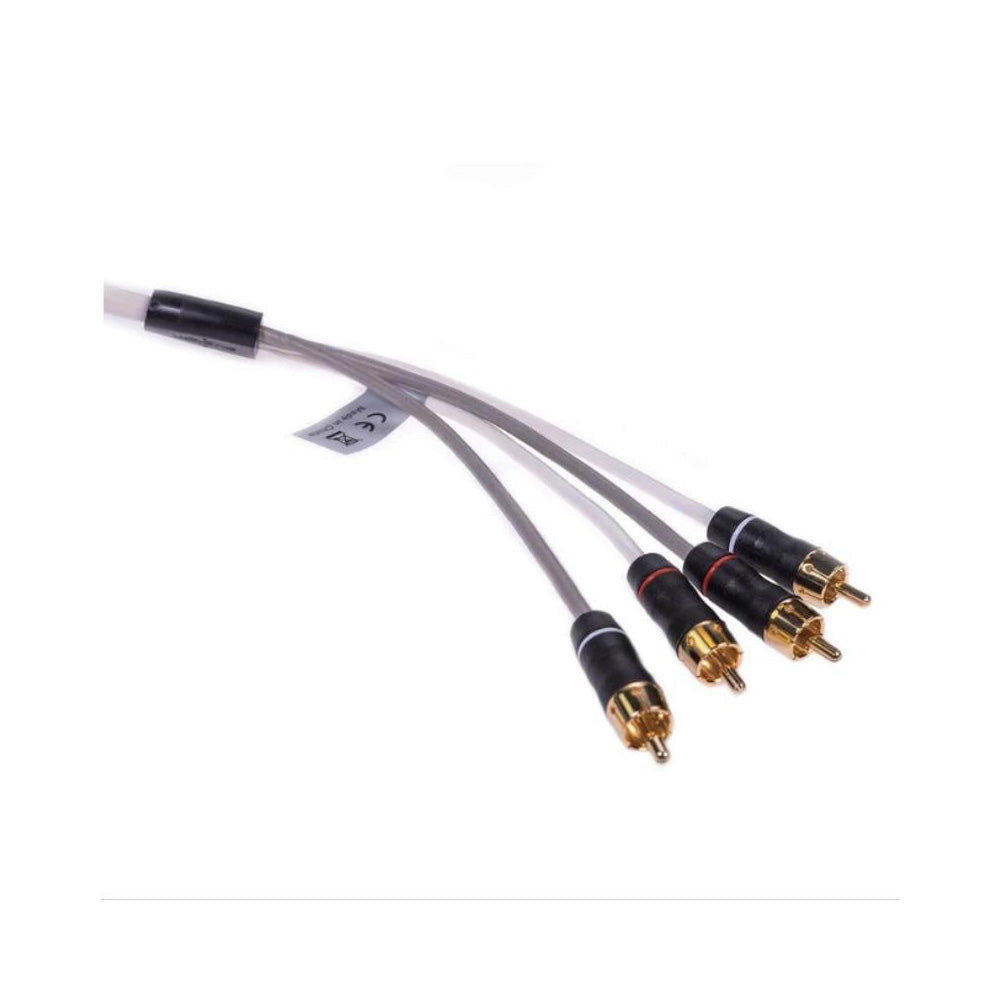 Fusion Ms-Frca6 2-Zone 4-Channel Rca Audio Interconnect Cable - 6Ft/1.8M