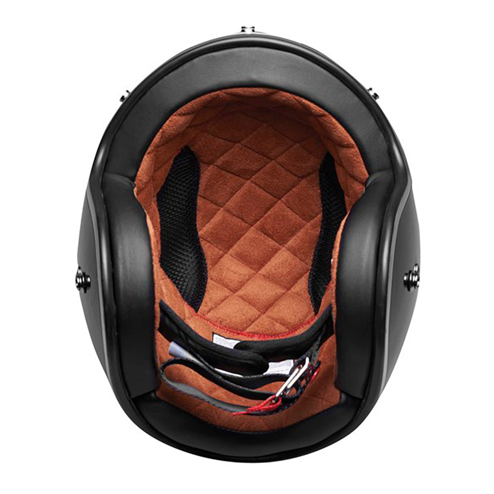 Helmet Open Face Thor Mx Hallman Mccoy Black White Xsmall