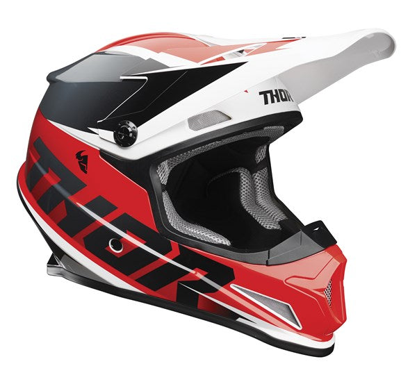 Helmet Thor Mx Sector Fader Red Black Xs