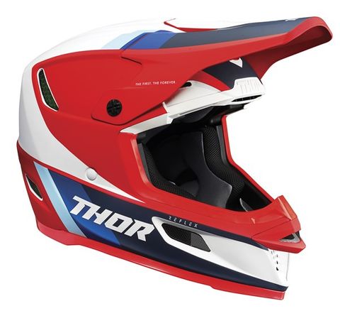 Helmet S23 Thor Mx Reflex Apex  Red/White/Blue Medium