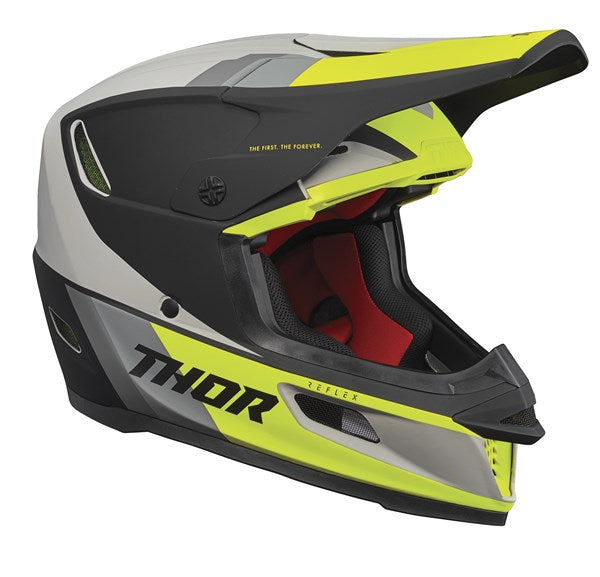 Helmet S23 Thor Mx Reflex Apex Acid/Grey Xlarge