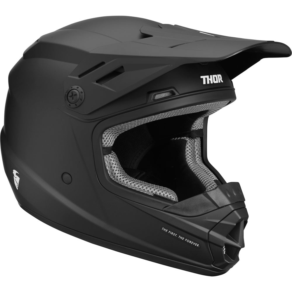 Helmet S23Y Thor Mx Sector Black Youth Large