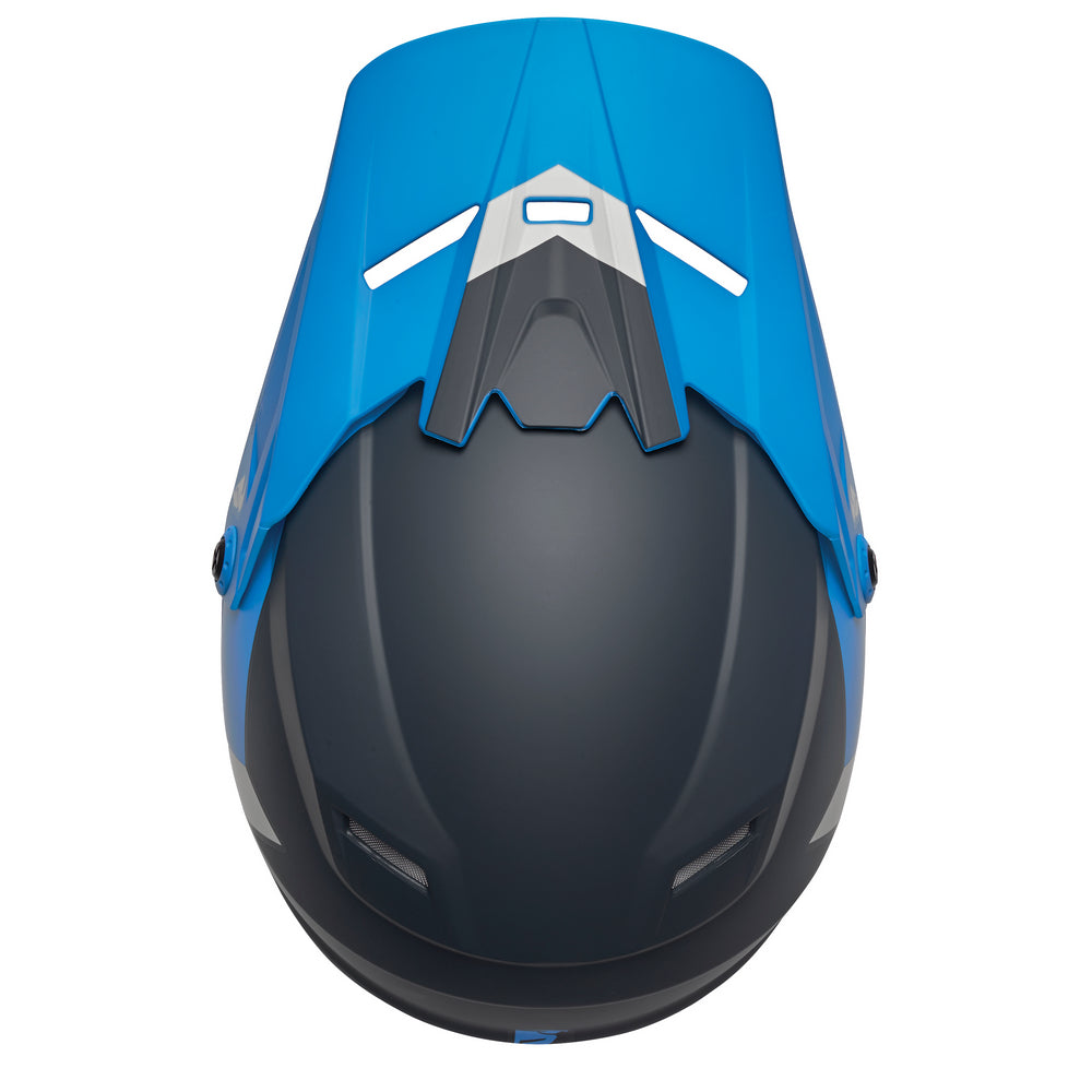 Helmet S23Y Thor Mx Sector Chev Blue Lt Grey Youth Large