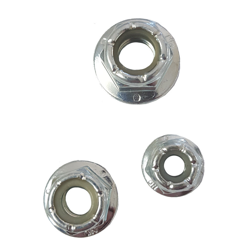 Flange Nyloc Nut Zp Gr 5 Unc 3/8 X 25Pc