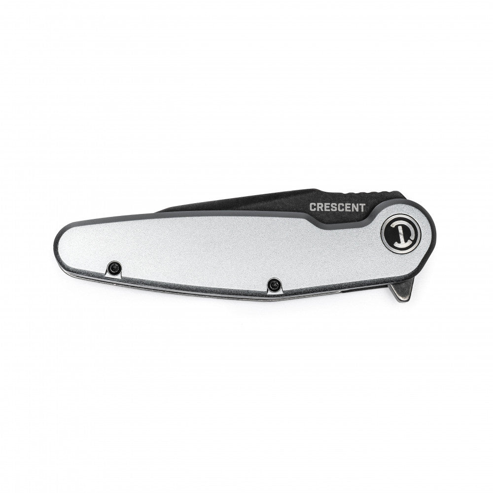 3-1/2" Harpoon Blade Aluminum Handle Pocket Knife