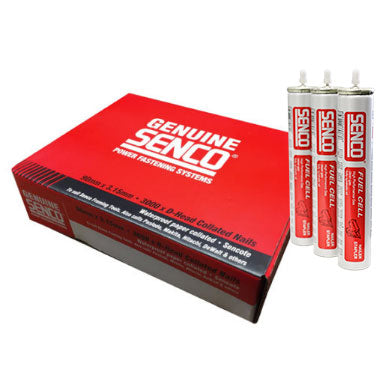 Senco Galv Ring Shank D Head 65Mm Framing Nails (3000 Box) X3 Cells