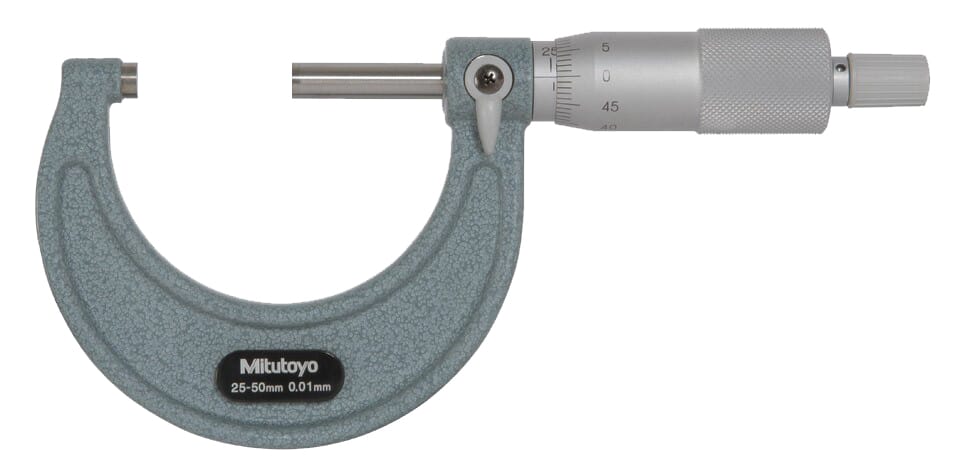Mitutoyo Outside Micrometer 25-50Mm X 0.01Mm