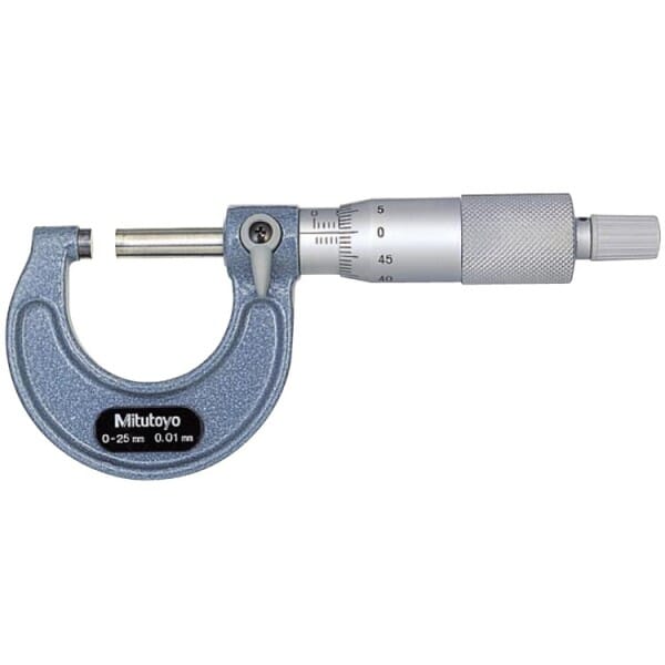 Mitutoyo Outside Micrometer 0-25Mm X 0.01Mm