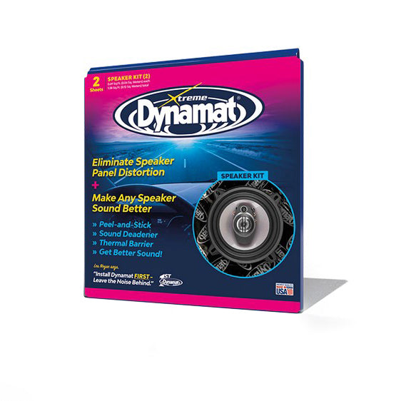 Dynamat Xtreme Speaker Kit Sound Deadening (254Mm X 254Mm X 1.72M) 2 Sheet Pack