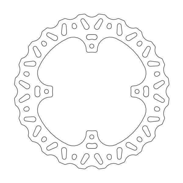 Brake Disc Moto Master Nitro Rear Honda Cr125R Cr250R 02-07 Crf250R 04-20 Crf250X 04-17 Crf450R