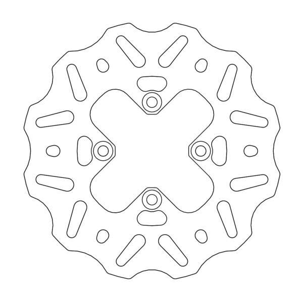 Brake Disc Moto Master Nitro Rear Husqvarna Tc65 17-20 Ktm 65Sx 00-20