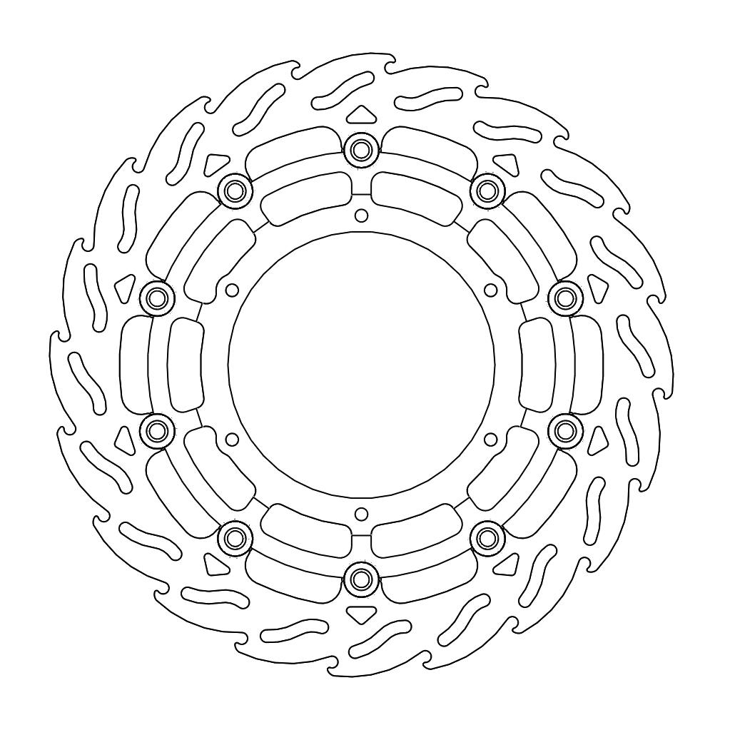 Brake Disc Front Left  Moto Master Flame Ktm Adventure