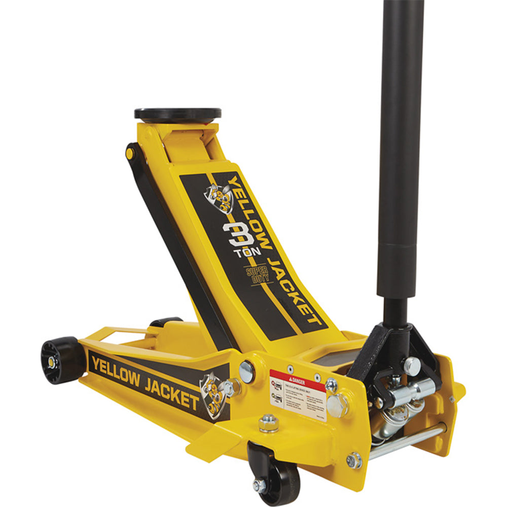 Powerbuilt 3 Ton / 2700kg Professional Super Duty Garage Jack Yellow Jacket