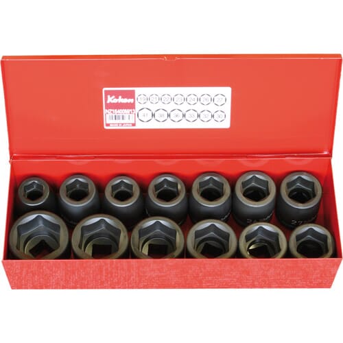Koken 16201M Impact Socket Set 3/4"Dr 13Pc 19-41Mm