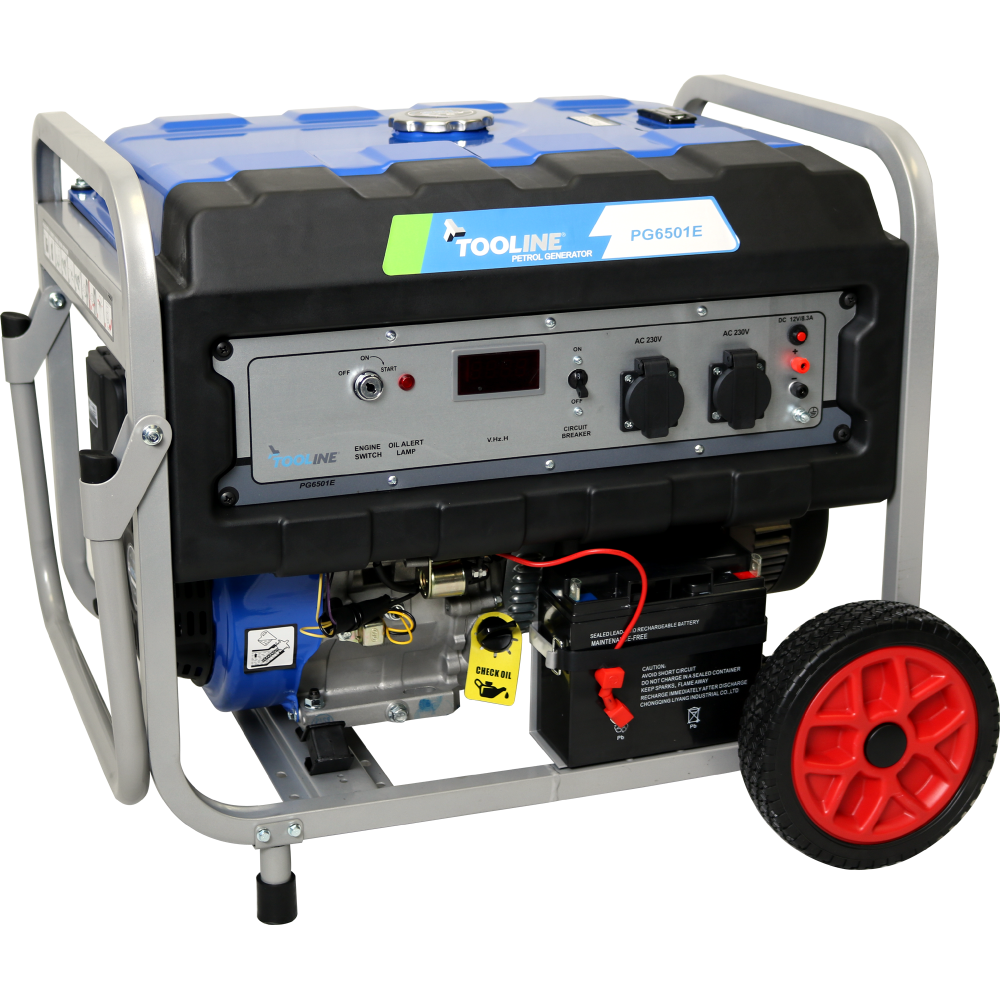 Tooline Pg6501E 6.5Kw Petrol Generator