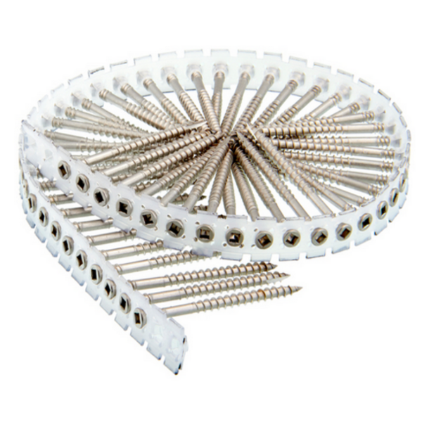 Senco 316 Stainless 65Mm X 10G Collated Decking Screws (1000 Box)