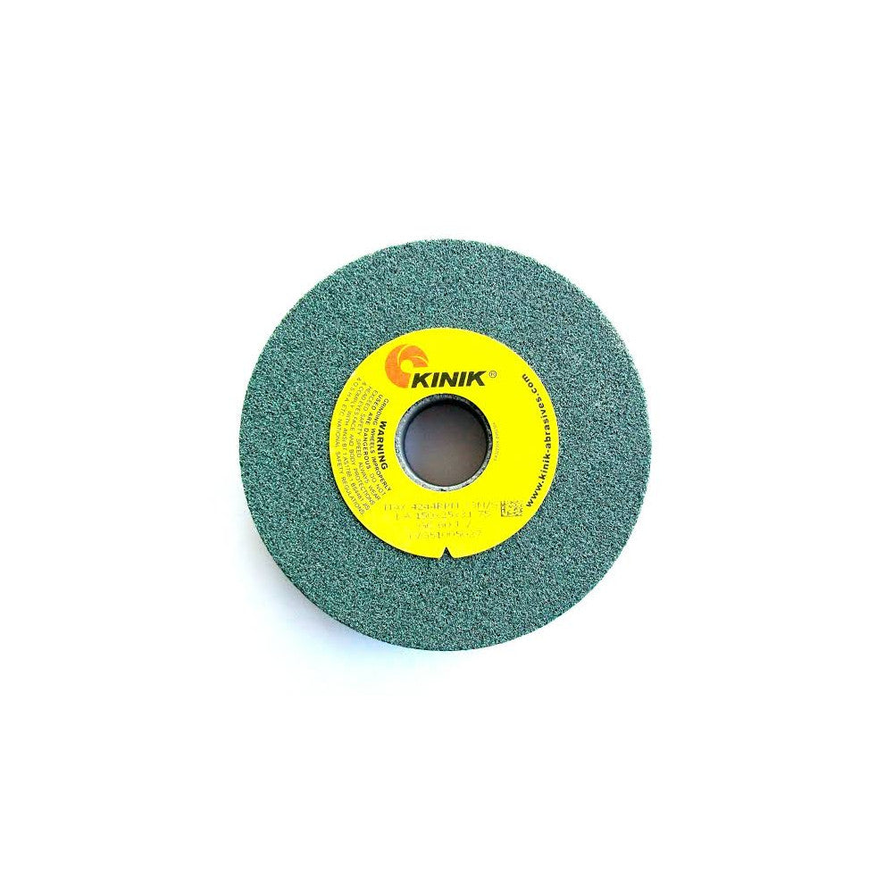 Kinik Bench Grinder Wheel - Green, 205X25 Gc60G