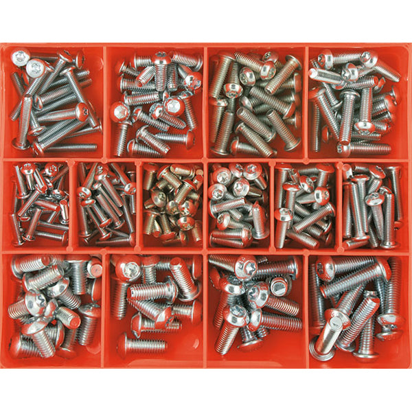 Champion 375Pc Torx Security Button Head Screw Assortment