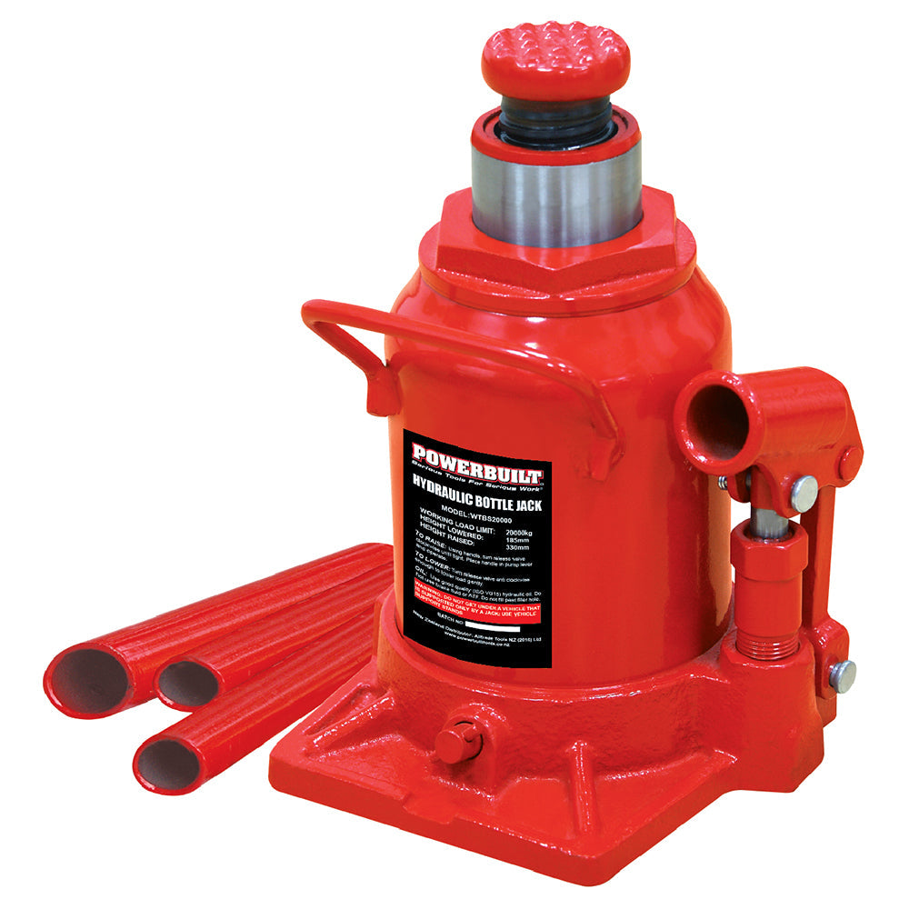 Powerbuilt 22Ton / 20000Kg Shorty Bottle Jack