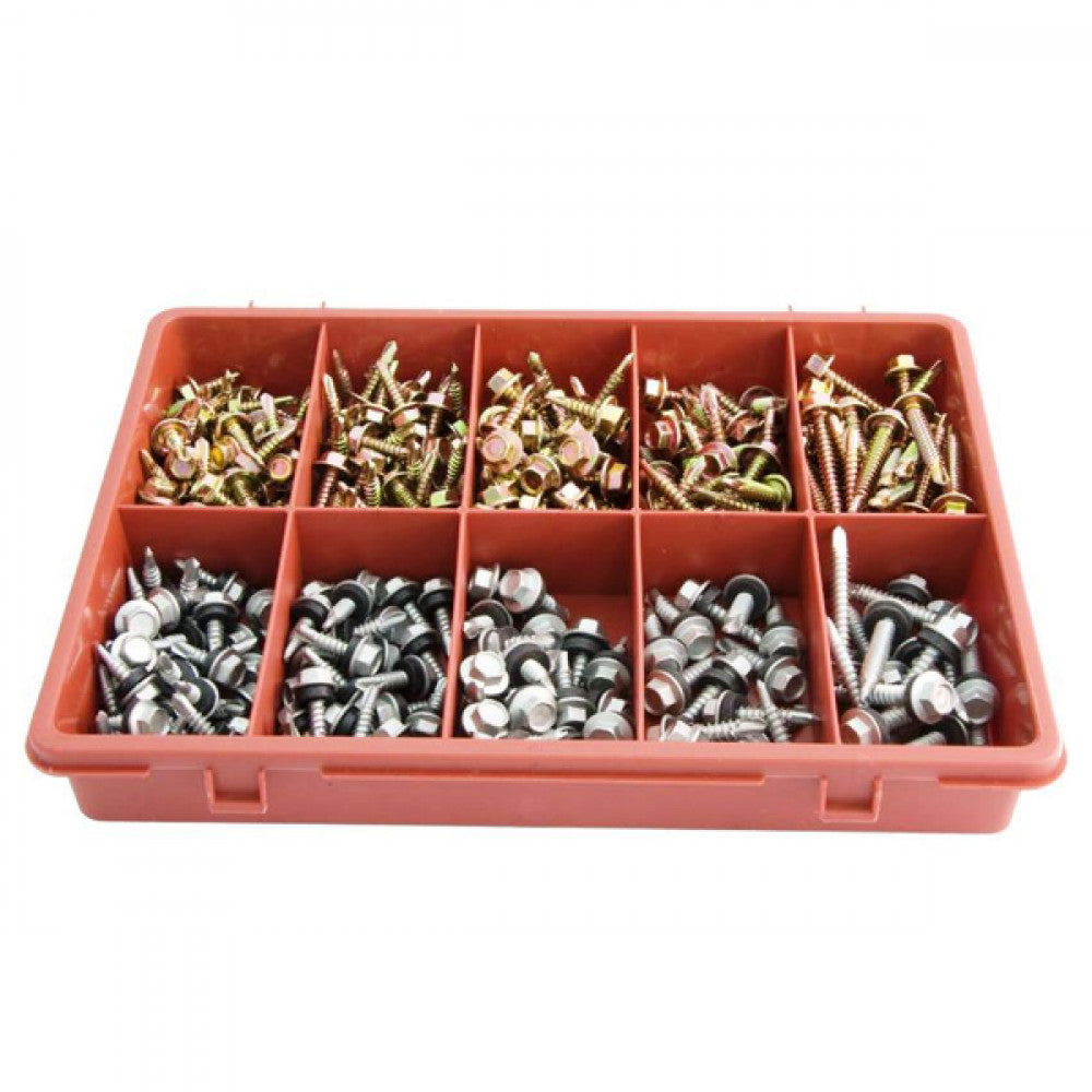 Jamec Pem 295 Piece Hex Head Screw Assortment Trade Pack