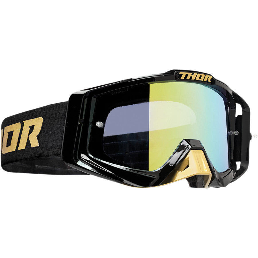 Thor Mx Goggles S23 Sniper Pro Divide Gold Black