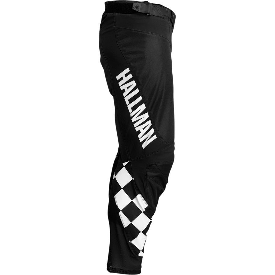 Pants S23 Hallman Differ Cheq Black/White 32 Inch