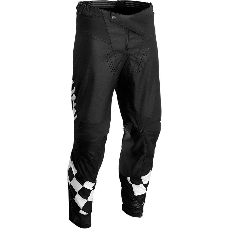 Pants S23 Hallman Differ Cheq Black/White 38 Inch