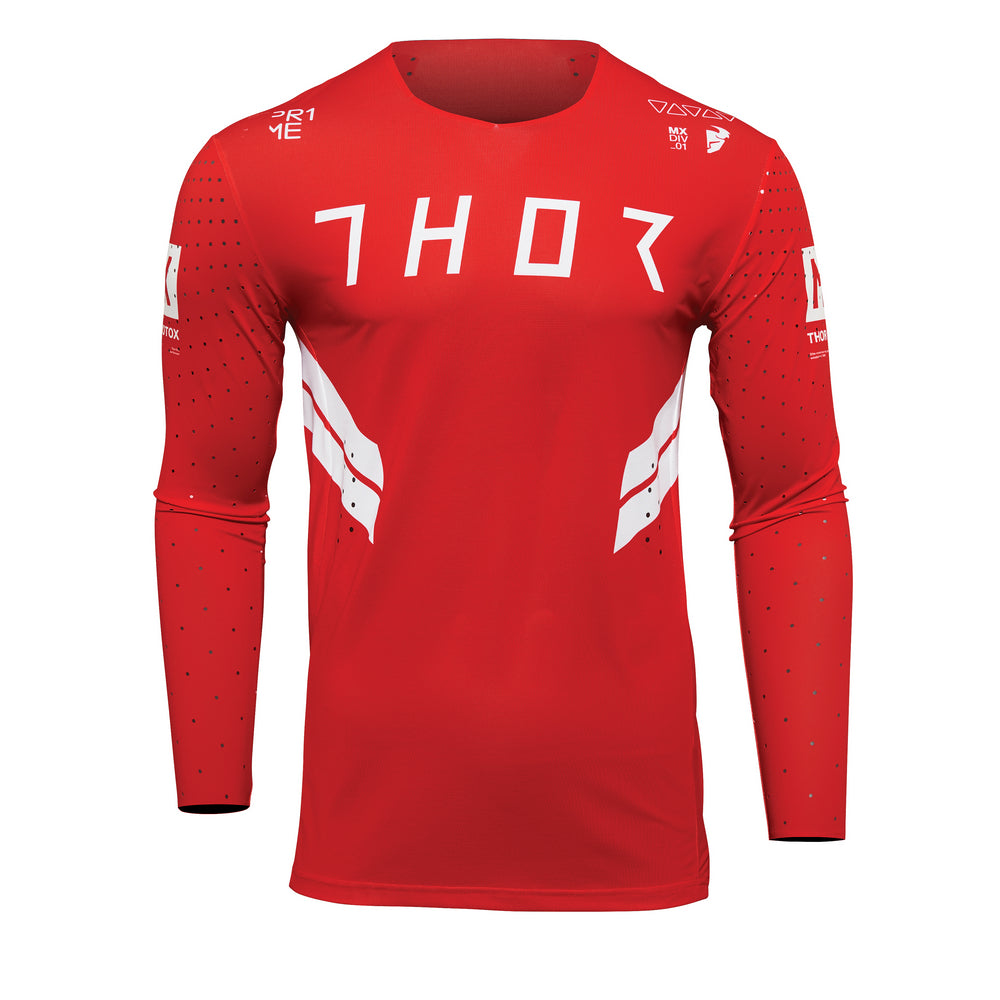 Jersey S23 Thor Mx Prime Hero Red/White Size Medium