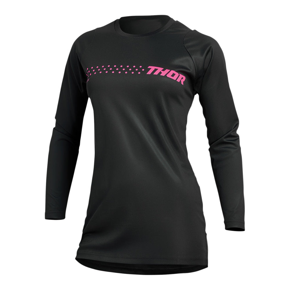 Jersey S23 Thor Mx Sector Women Minimal Black/Pink Medium