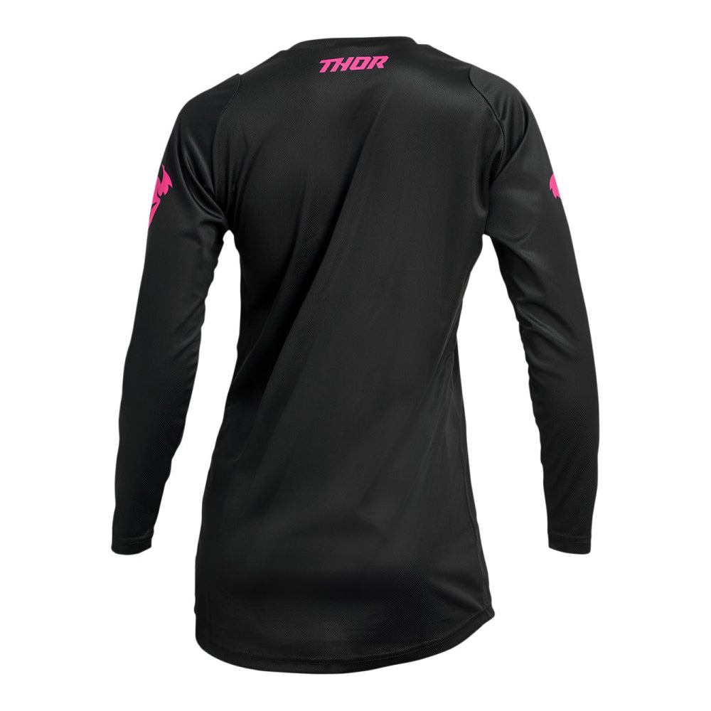 Jersey S23 Thor Mx Sector Women Minimal Black/Pink Large