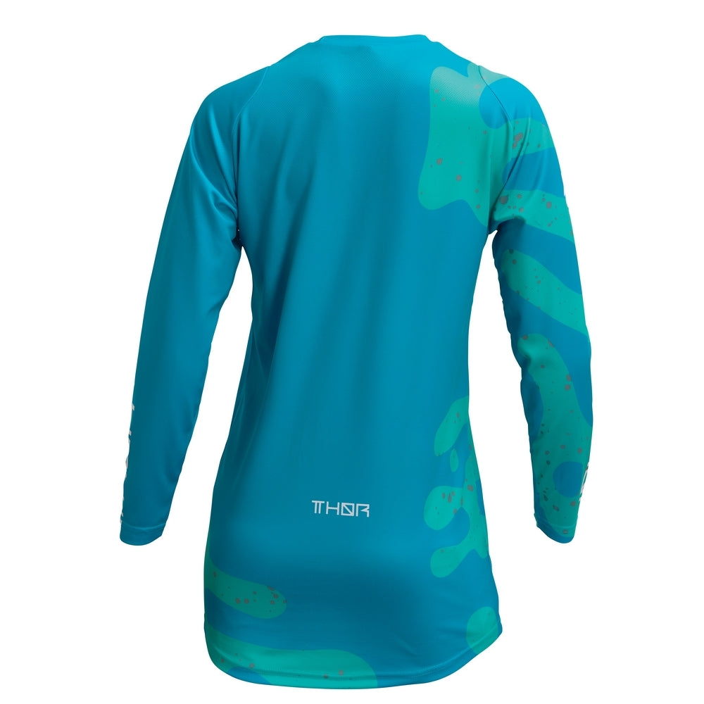 Jersey S23 Thor Mx Sector Women Disguise Teal/Aqua Large