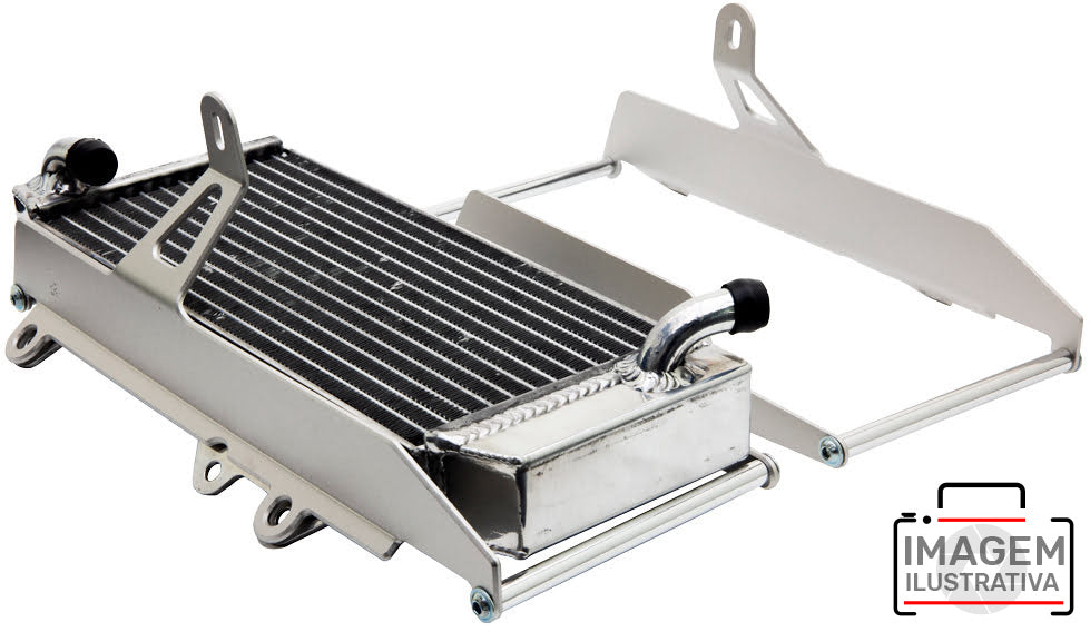 Aluminum Radiator Guard Crosspro Light Ice Polish Motorcycle Without Fan Kit Gas Gas