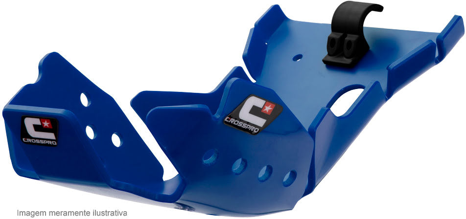 Skid Plate Crosspro Ec Dtc Enduro Plastic Wr250F 07-14 Blue