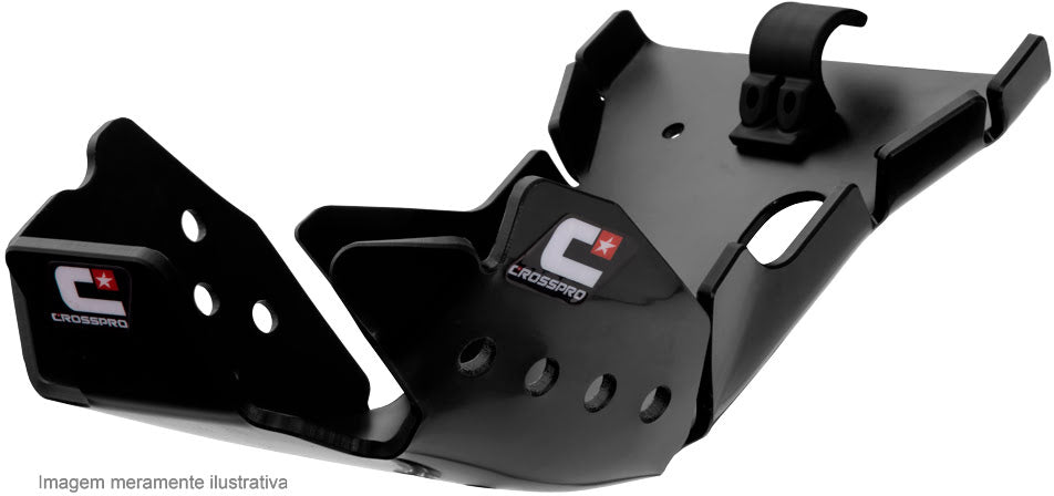 *Bash Skid Plate Crosspro Ec Dtc Enduro Plastic Ktm 250Excf 14-15 Black