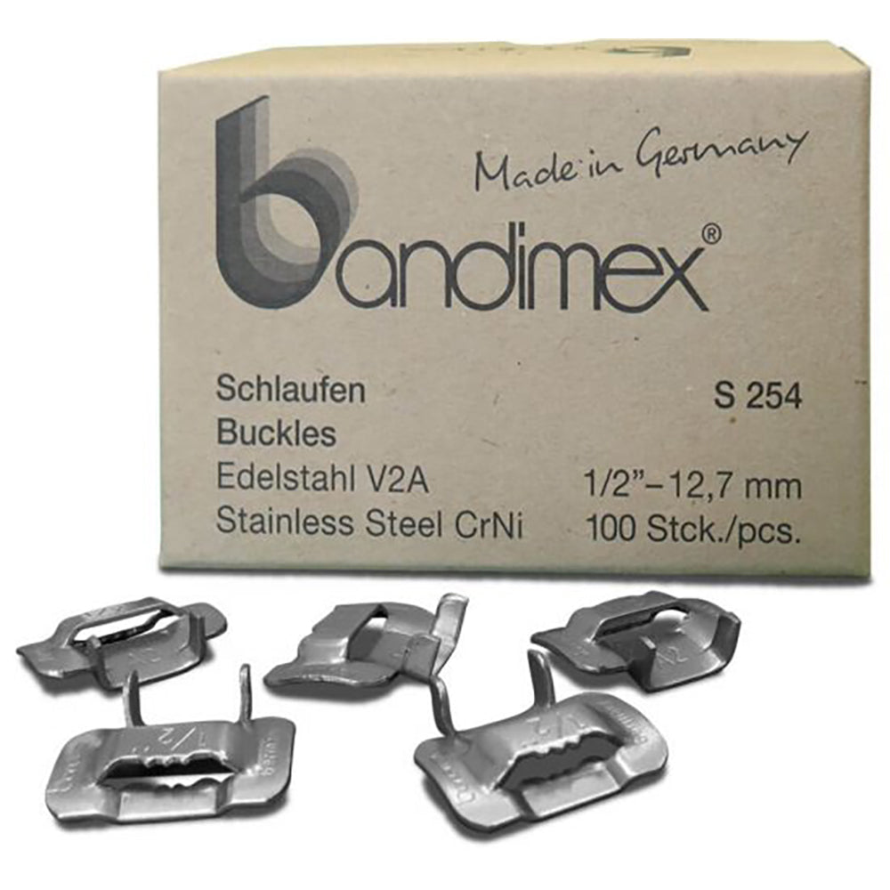 Bandimex S254 Buckles 1/2In (100Pc)