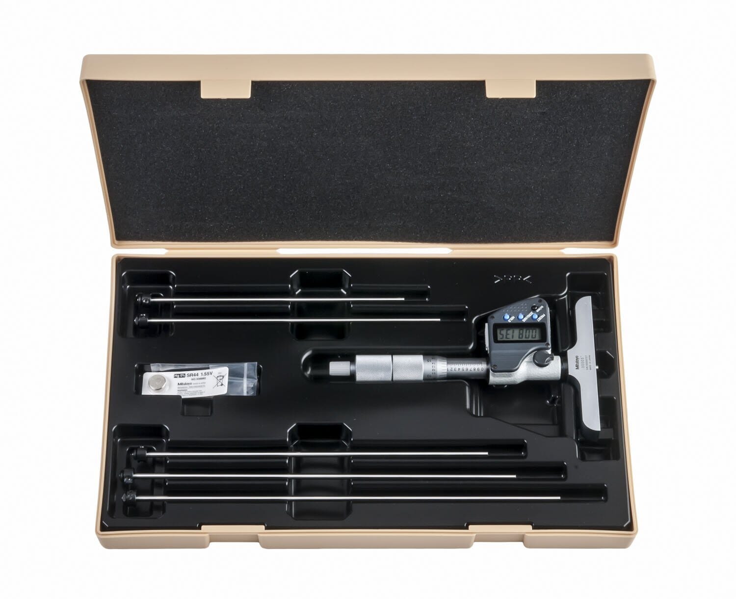 Mitutoyo Digimatic Depth Micrometer 6"/150Mm Ip65 Coolant Proof