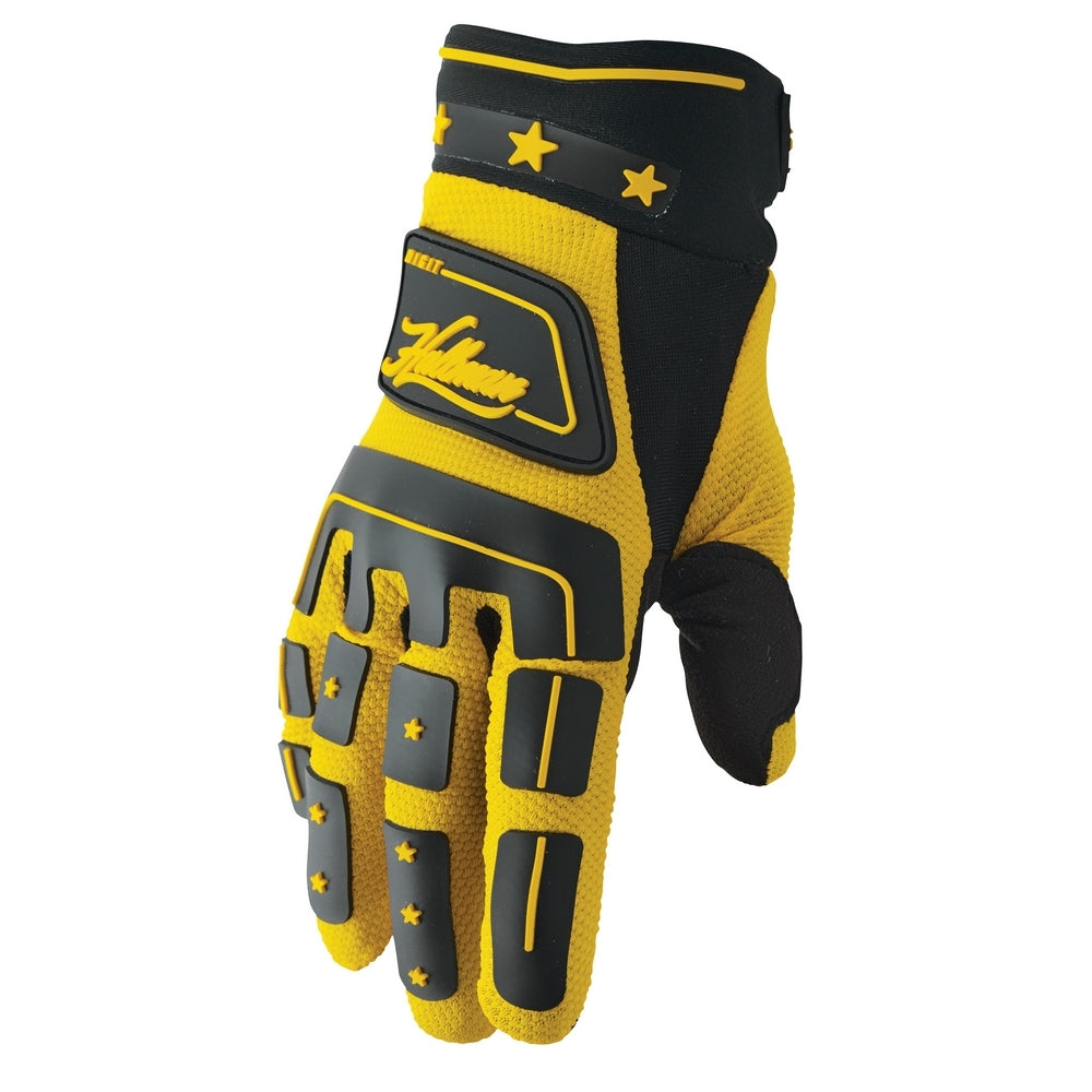 Glove S23 Thor Mx Hallman Digit Black/Yellow Small
