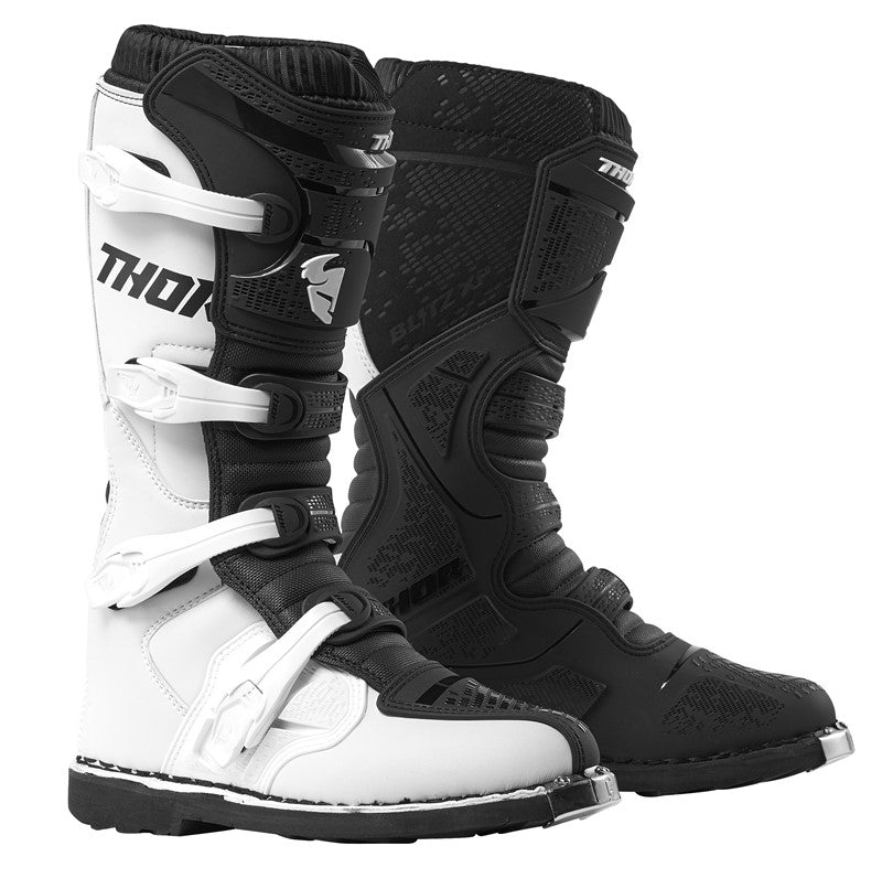 Motorcross Boots Thor Mx Blitz Xp Mens Black White Size 12