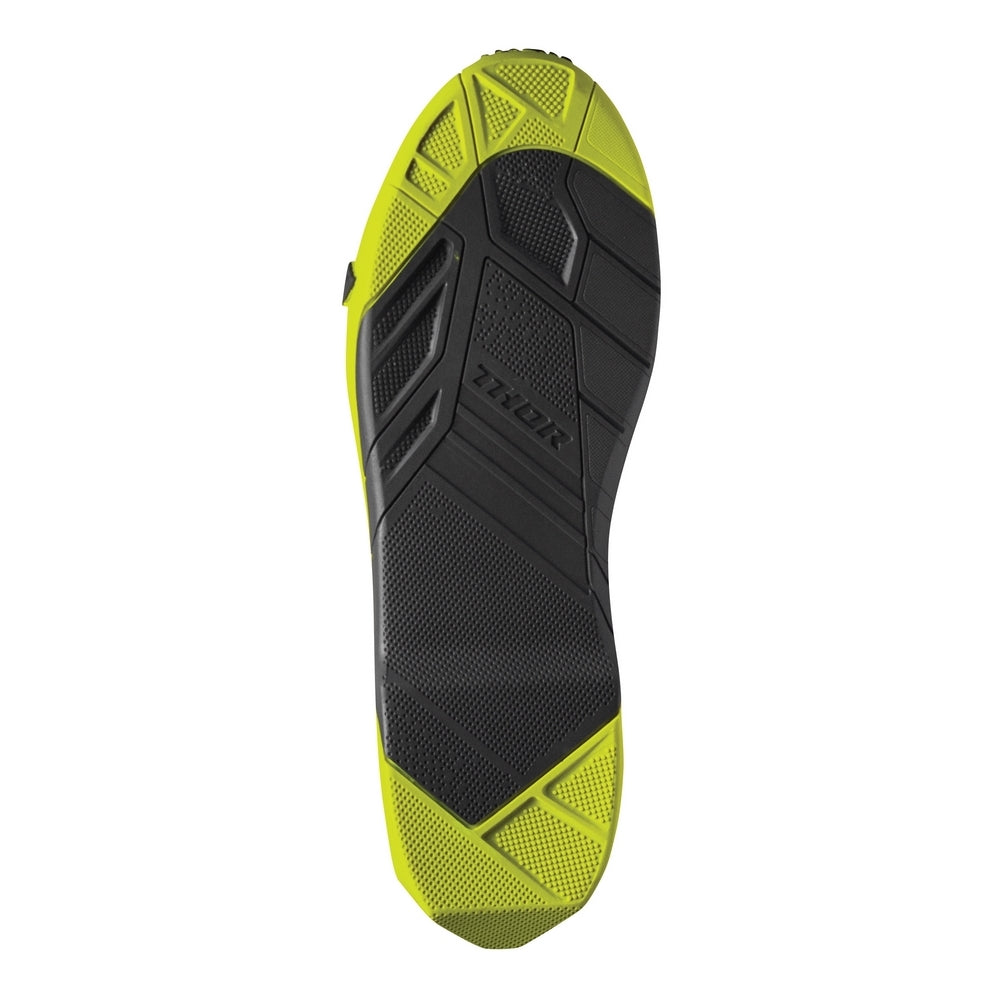 Motorcross Boots Thor Mx Radial Mens Grey Fluro Yellow Size 12