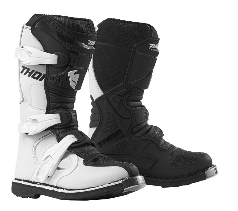 Motorcross Boots Thor Mx Blitz Xp Youth White/Black Size 2