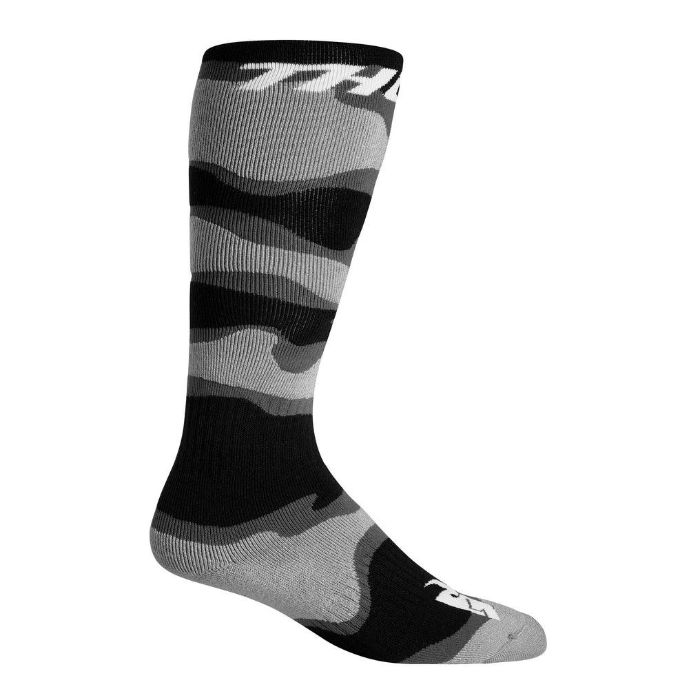 Socks S22 Thor Mx Camo Grey/White Size 10-13 ##