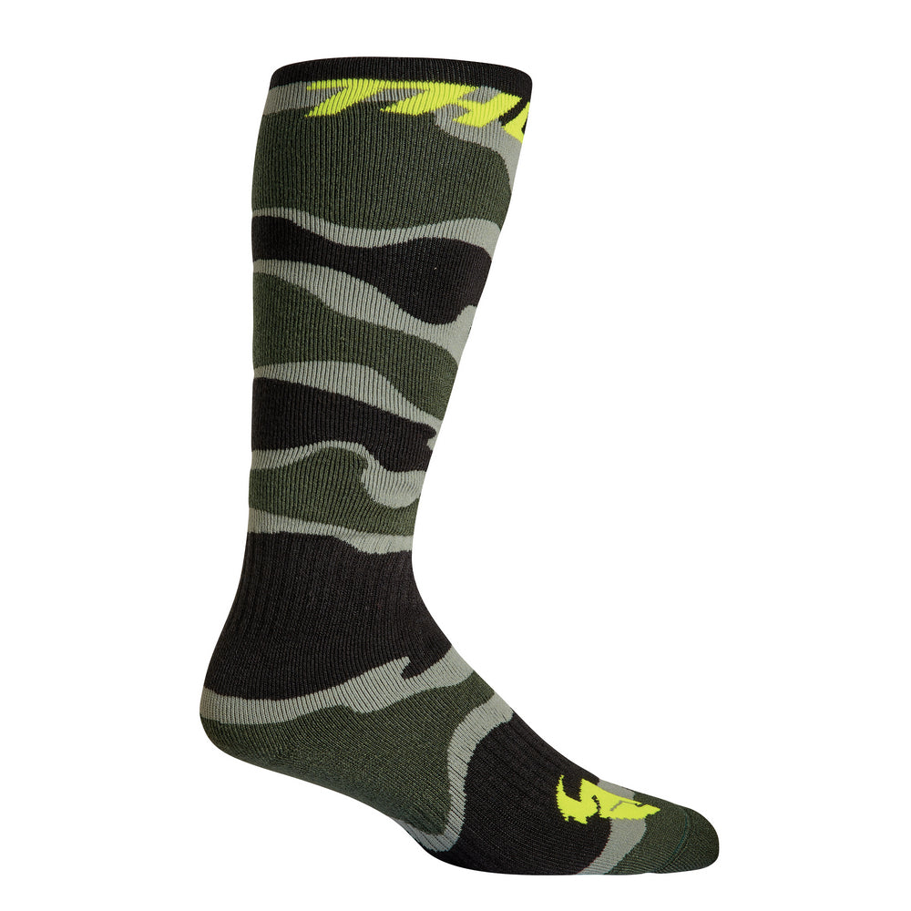 Socks S22 Thor Mx Camo Green/Acid Size 6-9 ##